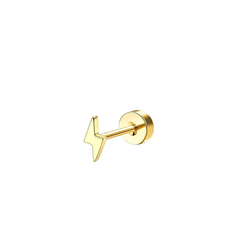 PureSafe Flat Back Earrings – Surgical Steel Studs  Gentle on skin. Sleek in style. Made for everyday comfort.