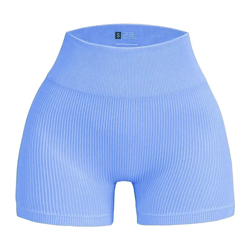 SculptFit Seamless Shorts – High-Waist Gym Essential  Lift, shape, and move with confidence.
