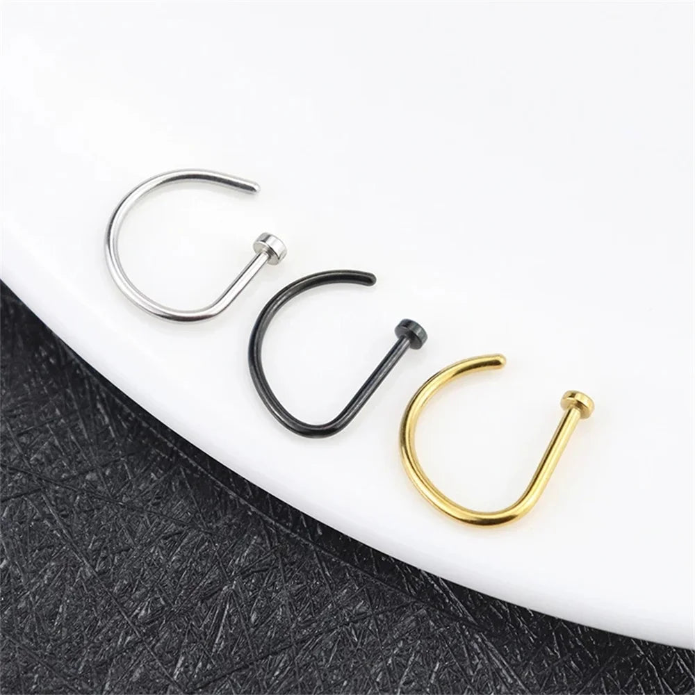 EdgeClip Nose Ring – Non-Piercing Septum Jewelry  No piercing. Bold style. Instant attitude.