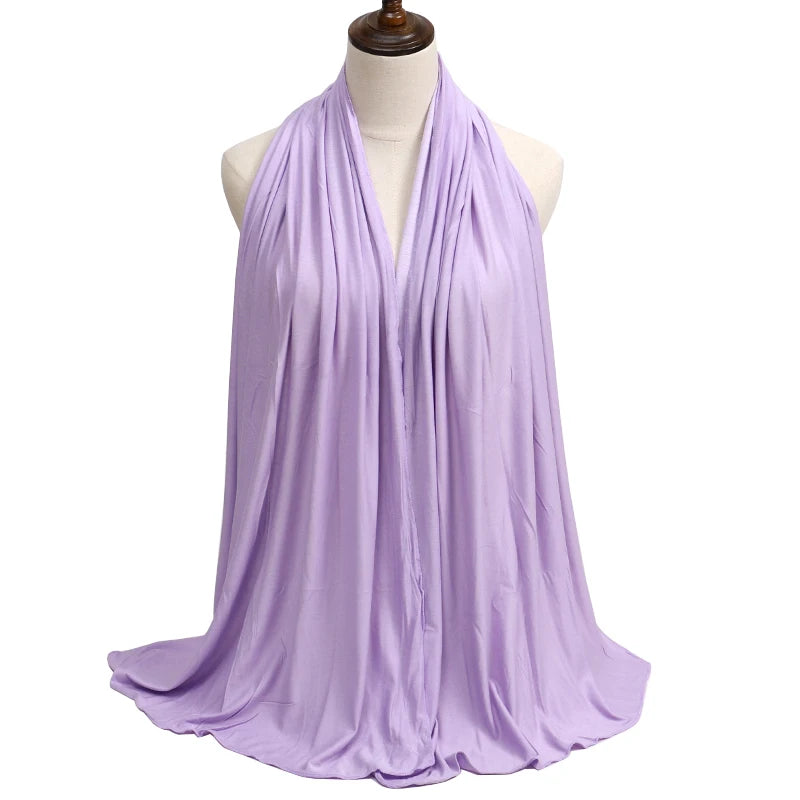 ModalSoft Hijab – Premium Cotton Jersey Scarf  Soft touch. Elegant drape. Everyday comfort.