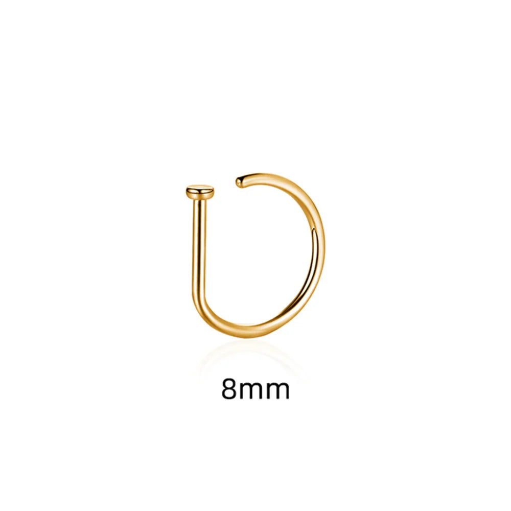 EdgeClip Nose Ring – Non-Piercing Septum Jewelry  No piercing. Bold style. Instant attitude.