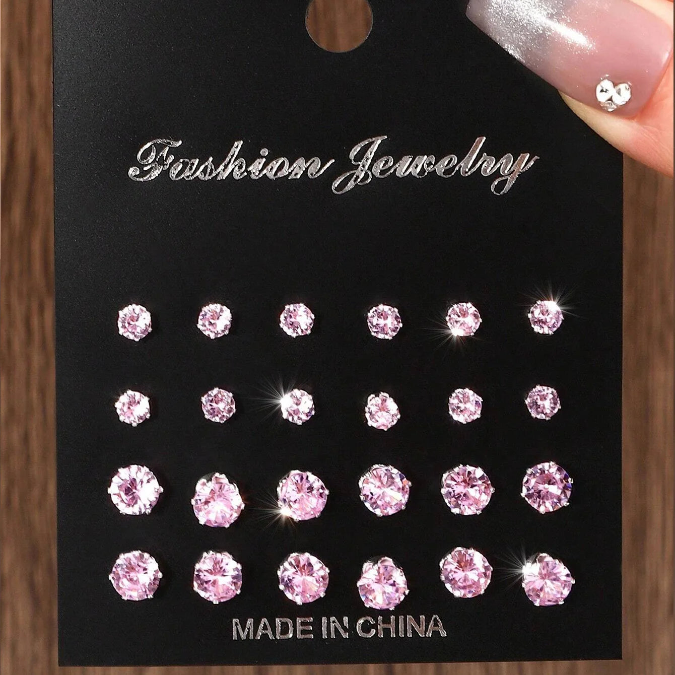 LuxeSpark Earring Set – 12 Pairs Zirconia Collection  Shine daily. Mix your style. Luxury made simple.