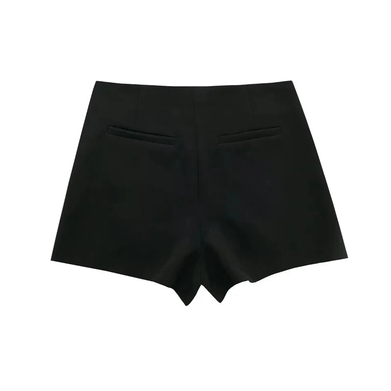 AsymChic Skort – High-Waist Mini Skirt Shorts  Skirt look. Shorts comfort. Effortless style.