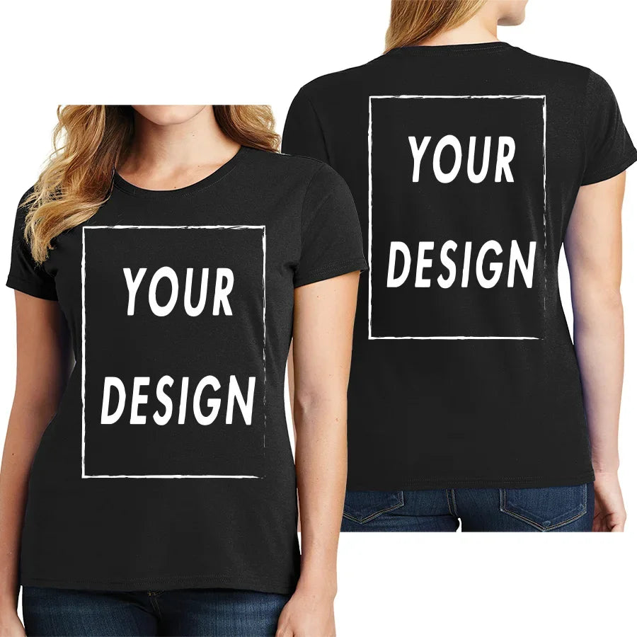 CustomPrint Team T-Shirt – Personalized Front & Back Design  Create your own style. Wear your identity.