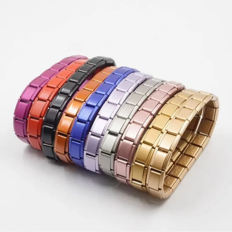 StarCharm Modular Bracelet – 18PCS Italian Link Set  Color your story. Customize your style. Shine your way.