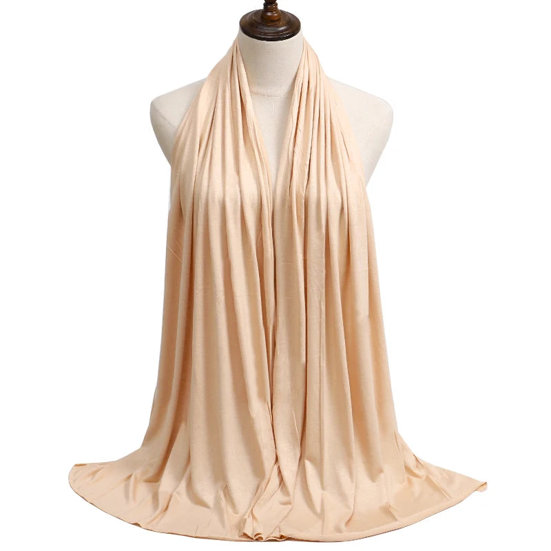 ModalSoft Hijab – Premium Cotton Jersey Scarf  Soft touch. Elegant drape. Everyday comfort.