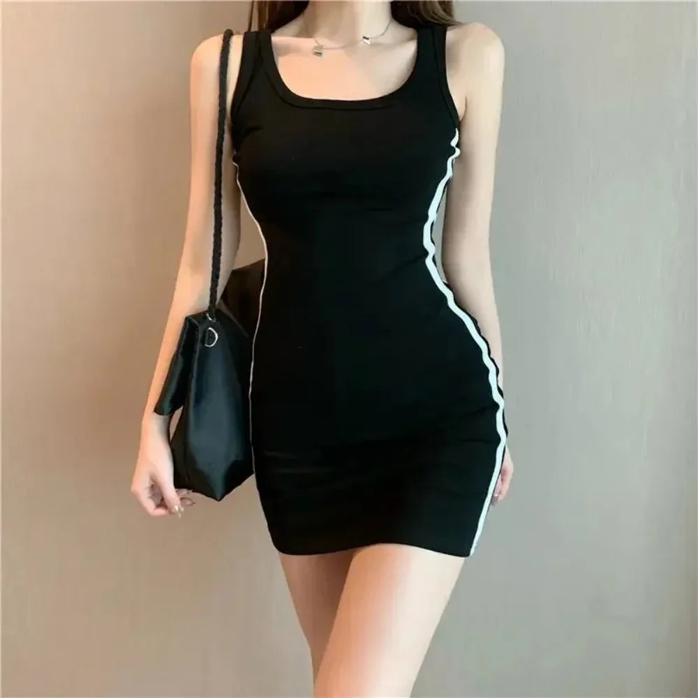 SleekMuse Sheath Dress – Spaghetti Strap Slim Fit  Simple lines. Perfect fit. Effortless confidence.