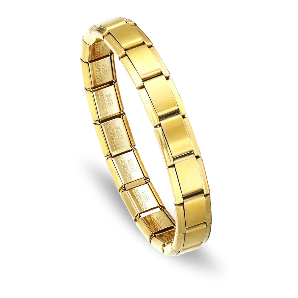 Modu Flex Bracelet – Square Italian Steel Links  Modern shape. Strong style. Built to stand out.