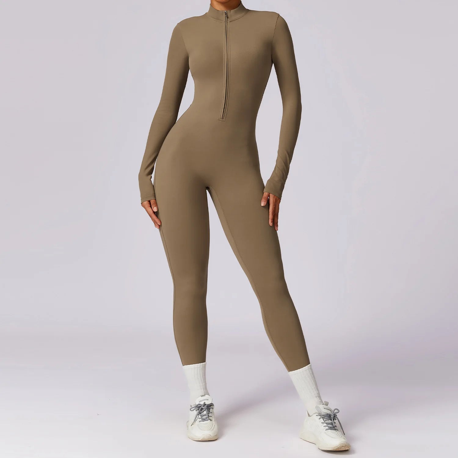 Therma Flex Jumpsuit – Long Sleeve Sculpt Active Suit  Warm coverage. Sleek fit. Total performance.