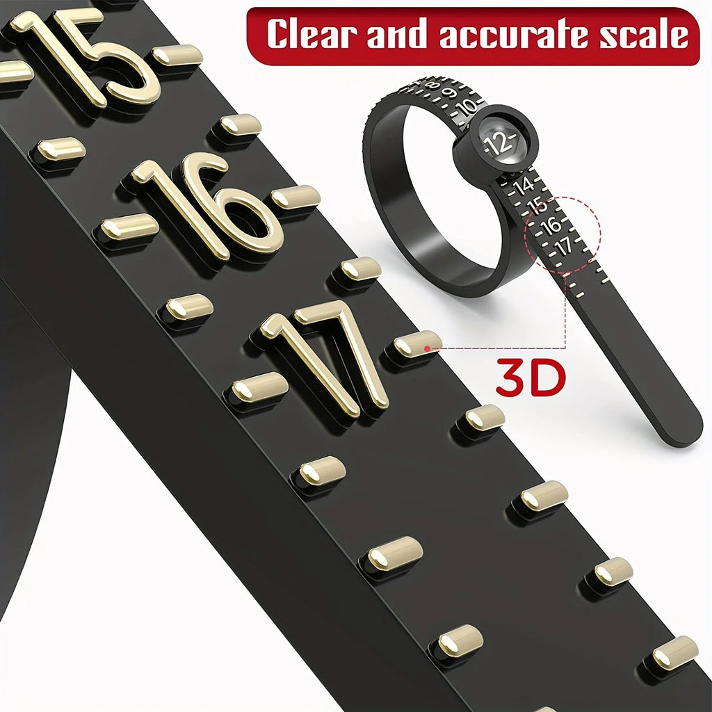 SizePerfect Ring Sizer – Multi-Scale Measuring Tool with Magnifier  Measure right. Fit perfectly. No guesswork.