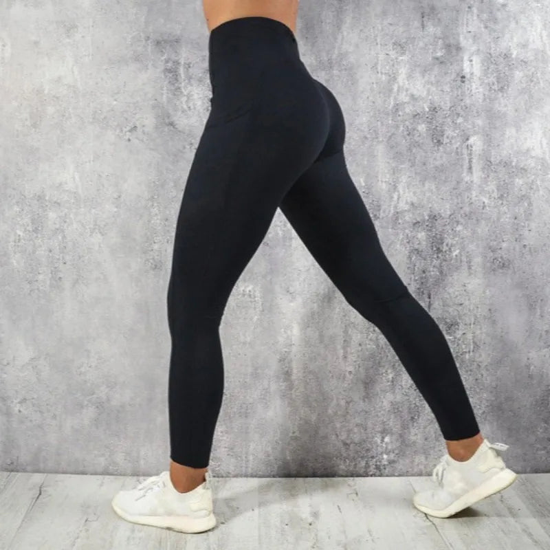 PocketSculpt Leggings – High-Waist Butt Lift Fit  Train smart. Stay confident. Carry your essentials.