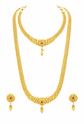 Exquisite Golden Traditional Jewellery Sets